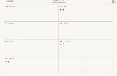 conheça as telas do astroplanner